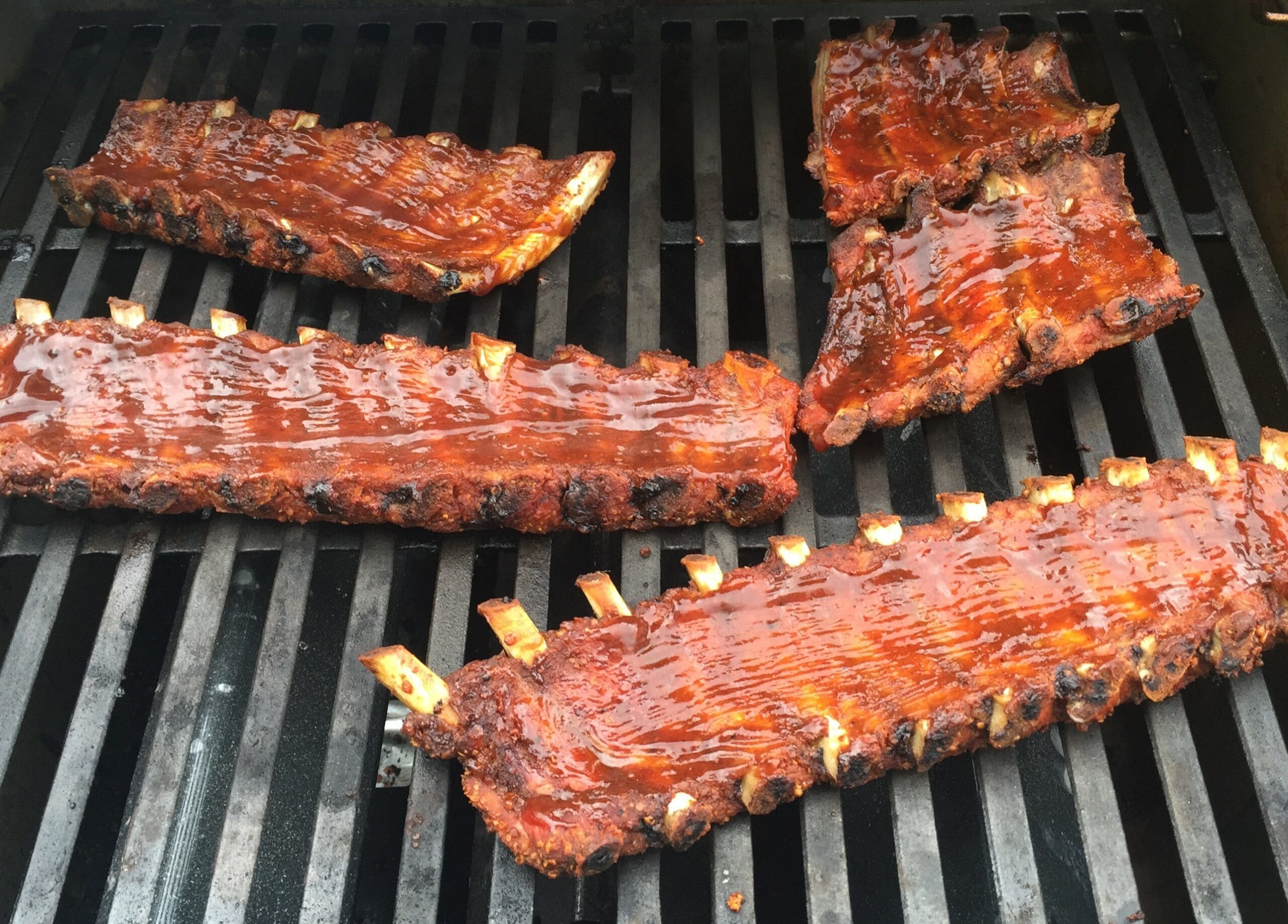spare ribs gas grill