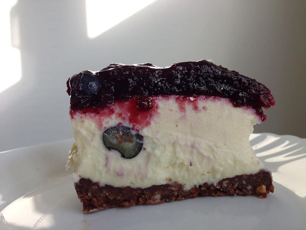 Blueberry Cheesecake mit weißer Schokolade (No-Bake) | Futterattacke.de
