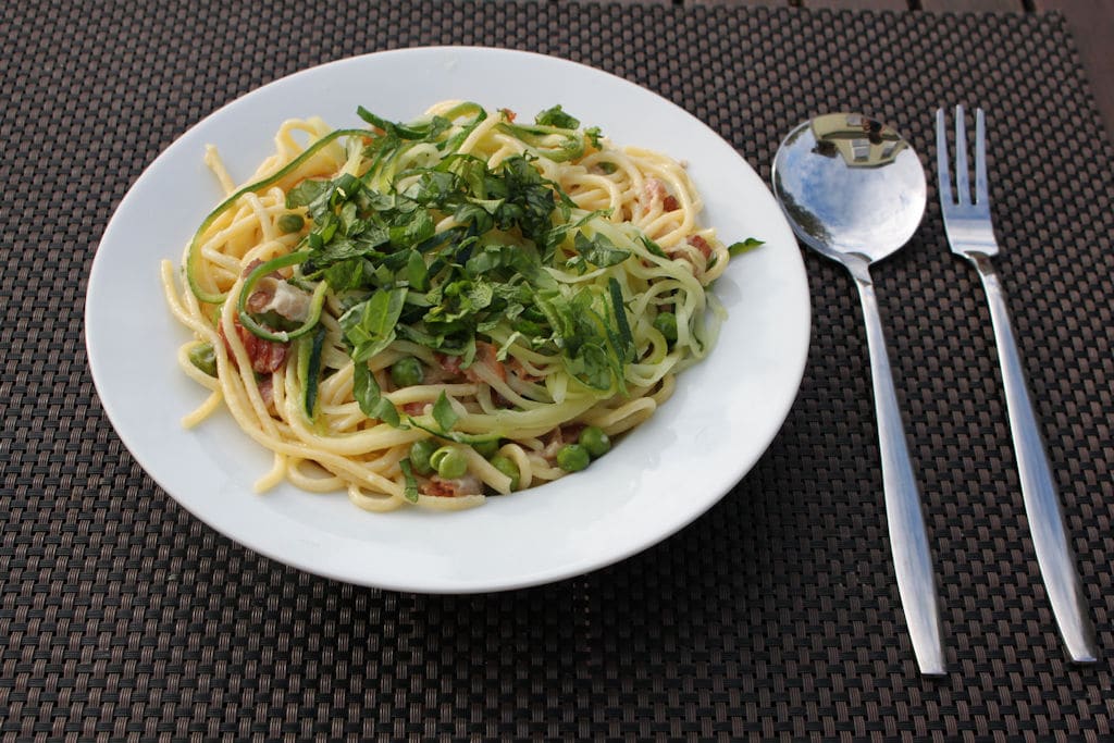 spaghetti_speck_erbsen_zucchini_16 | Futterattacke.de