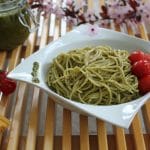 Spaghetti mit Bärlauch Pesto