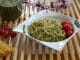 Spaghetti mit Bärlauch Pesto