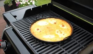 Süsskartoffelauflauf auf dem Grill