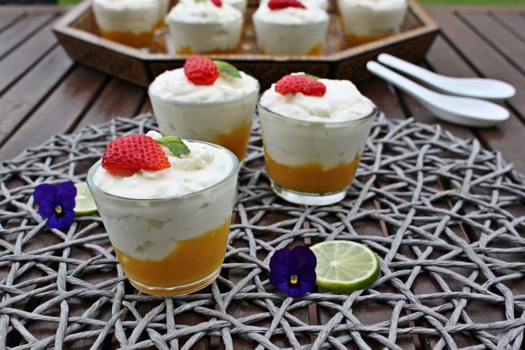 Sommer-Dessert: Limetten-Pfirsich-Creme | Futterattacke.de