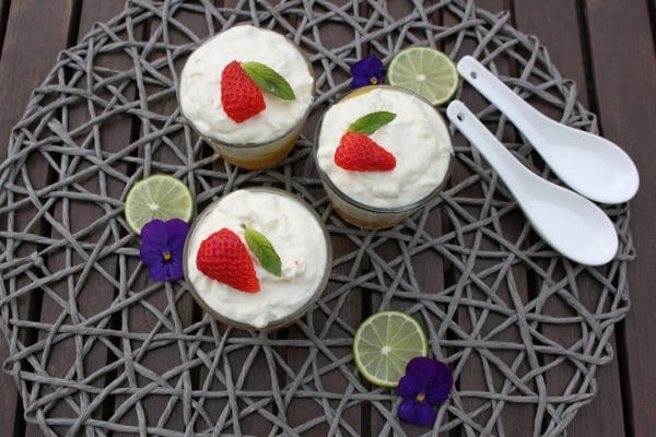 Sommer-Dessert: Limetten-Pfirsich-Creme | Futterattacke.de