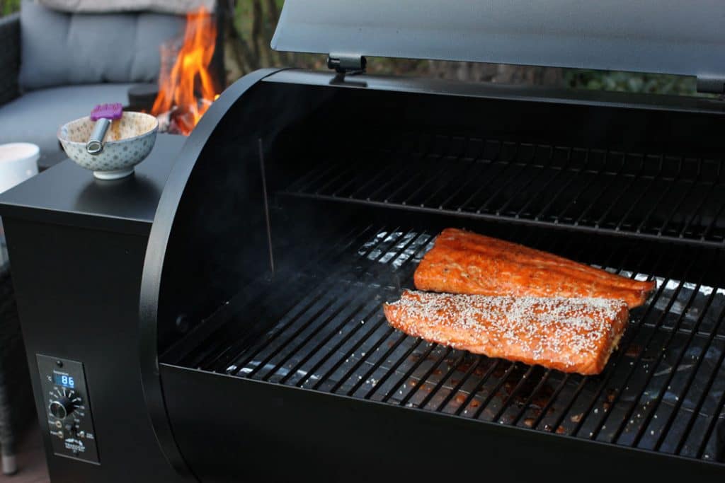 Lachs Rauchern Im Smoker