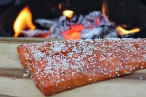 Lachs vom Smoker