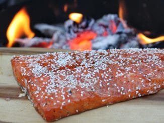 Lachs vom Smoker