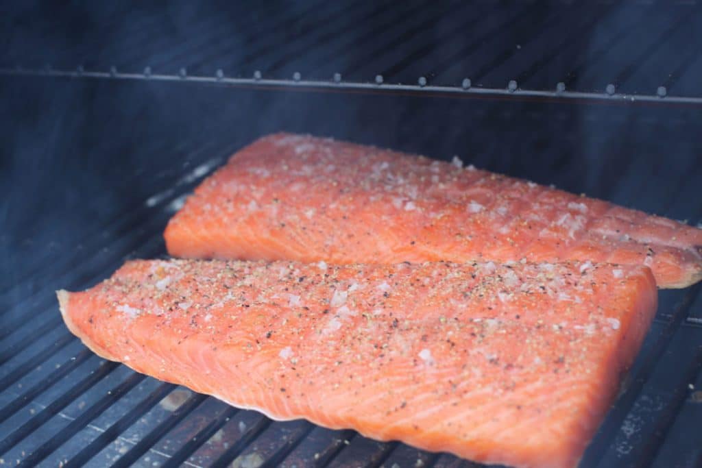 Lachs Rauchern Im Smoker