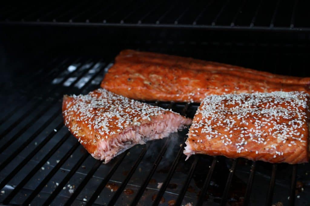 Lachs Aus Dem Smoker