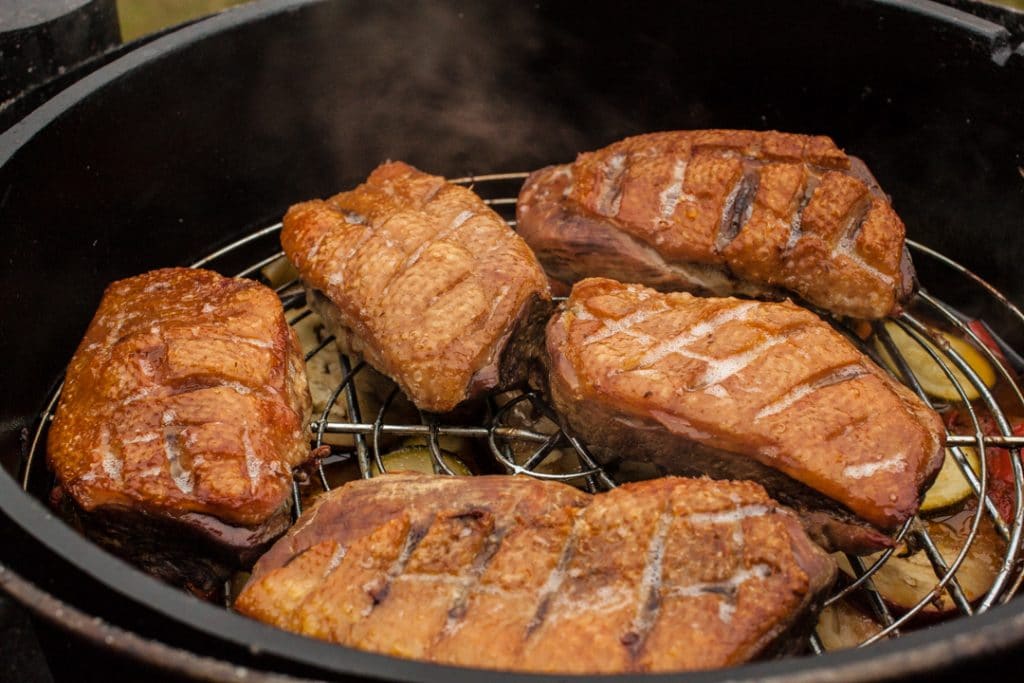 Entenbrust mit Ratatouille aus dem Dutch Oven Futterattacke.de