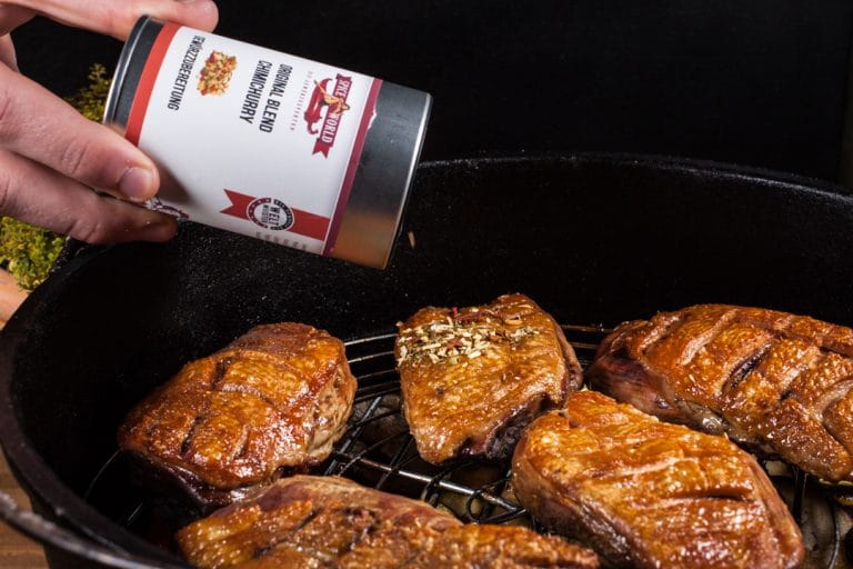 Entenbrust mit Ratatouille aus dem Dutch Oven Futterattacke.de