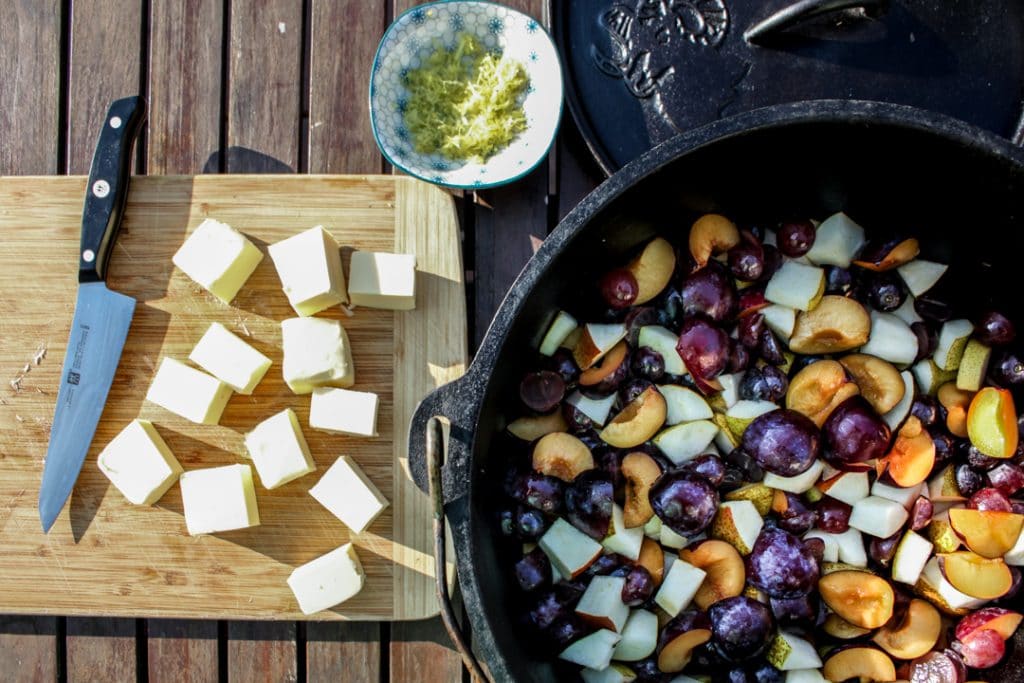 ObstCrumble aus dem DutchOven Futterattacke.de