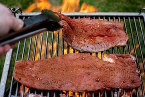 BBQ Schweinefilet mit Cajun Reis von der Feuerbrücke