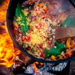 BBQ Schweinefilet mit Cajun Reis von der Feuerbrücke