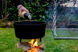 BBQ Schweinefilet mit Cajun Reis von der Feuerbrücke