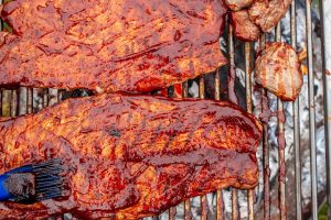 BBQ Schweinefilet mit Cajun Reis von der Feuerbrücke