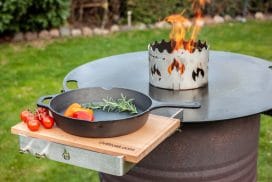 Aufbau einer Feuertonne mit Feuerplatte | Futterattacke.de