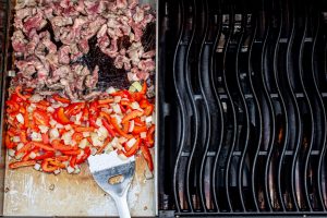 Füllung für Quesadillas auf dem Grill