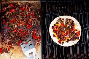 Quesadillas auf dem Grill