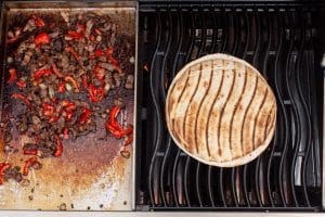 Quesadillas auf dem Grill