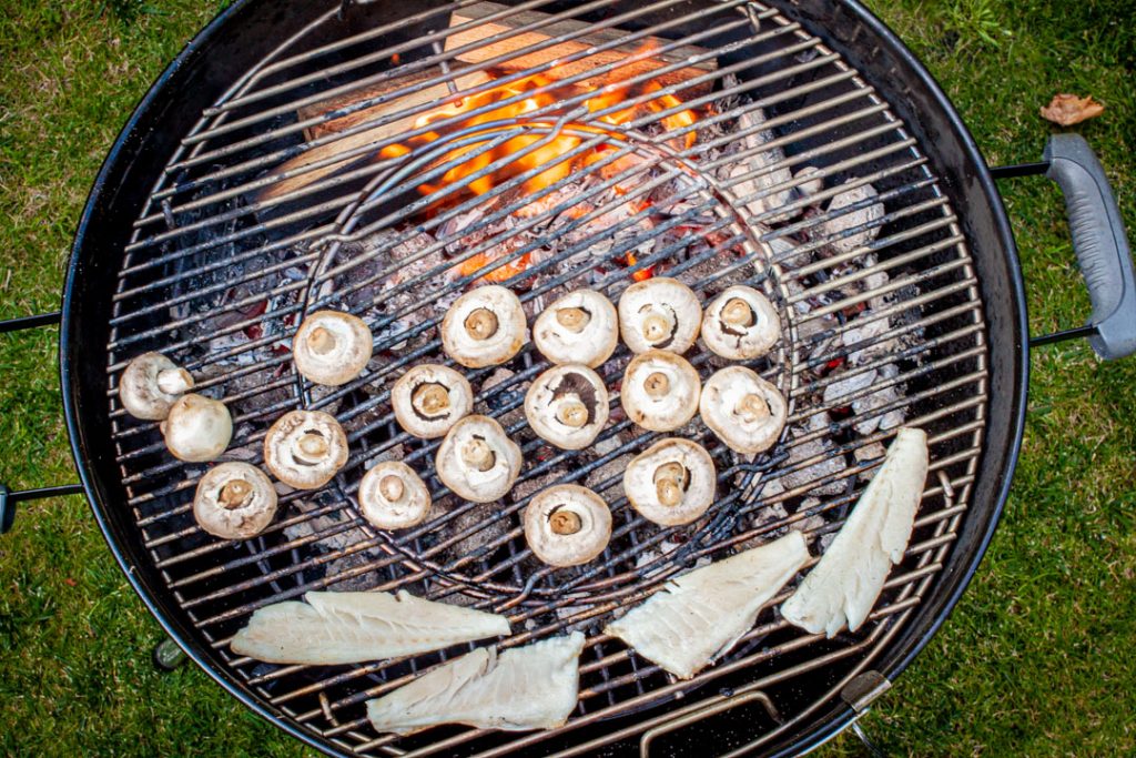 Champignons vom Grill