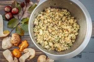 Teig für die Semmelknödel