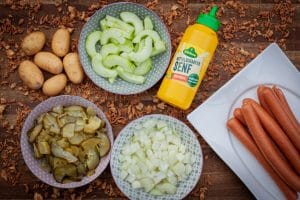 Zutaten Hot Dog-Suppe