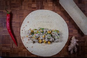 Jackfruit Burritos falten