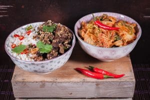 Bulgogi mit Kimchi