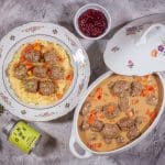 Köttbullar mit Kartoffelstampf