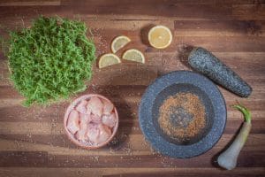 Maurische Hähnchenspieße Tapa