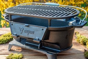 Grilltopf für Holzkohle von BBQ-Toro aus Gusseisen