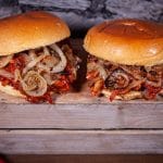 Jackfruit Pulled "Pork" Hamburger