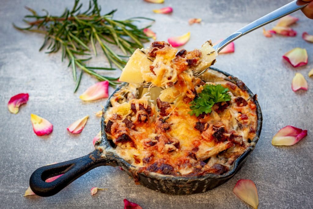 Kartoffelgratin geniessen