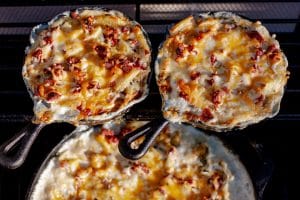 Kartoffelgratin auf dem Grill