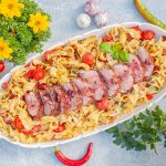 Schweinefilet auf Pasta