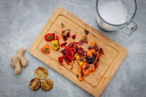 Grillgemüse für die Suppe