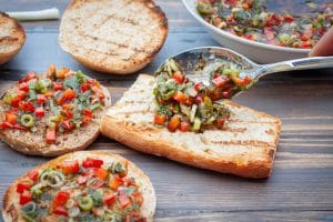 Chimichurri mit Baguette