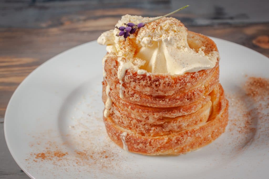 Trdelnik Baumstriezel mit Eis