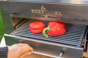 Paprika vom Oberhitzegrill