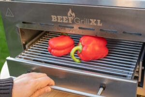 Paprika vom Oberhitzegrill