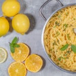 One Pot Pasta mit Citrusfrüchten