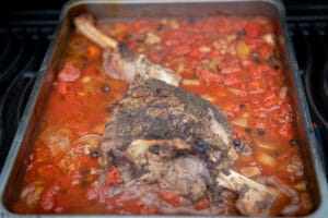 Wildschweinbraten schmoren