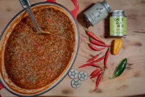 Chili con carne im Bräter