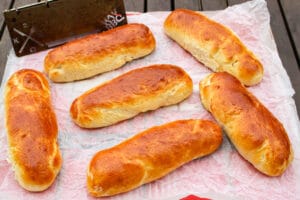 Rezept für Hot Dog Buns