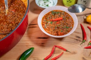 Chili con carne ohne Bohnen