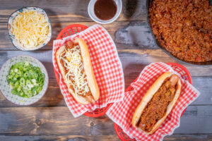 Texas Chili Hotdog vorbereiten