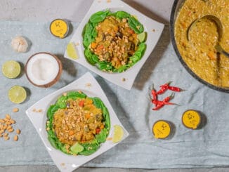 Vegetarisches Linsencurry mit Kokos aus dem Dutch Oven