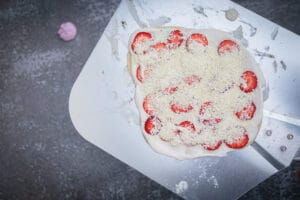 süßen Flammkuchen backen