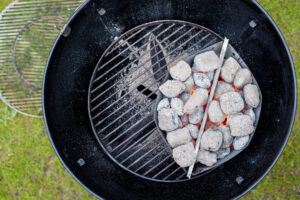 direkte und indirekte Zone auf dem Grill